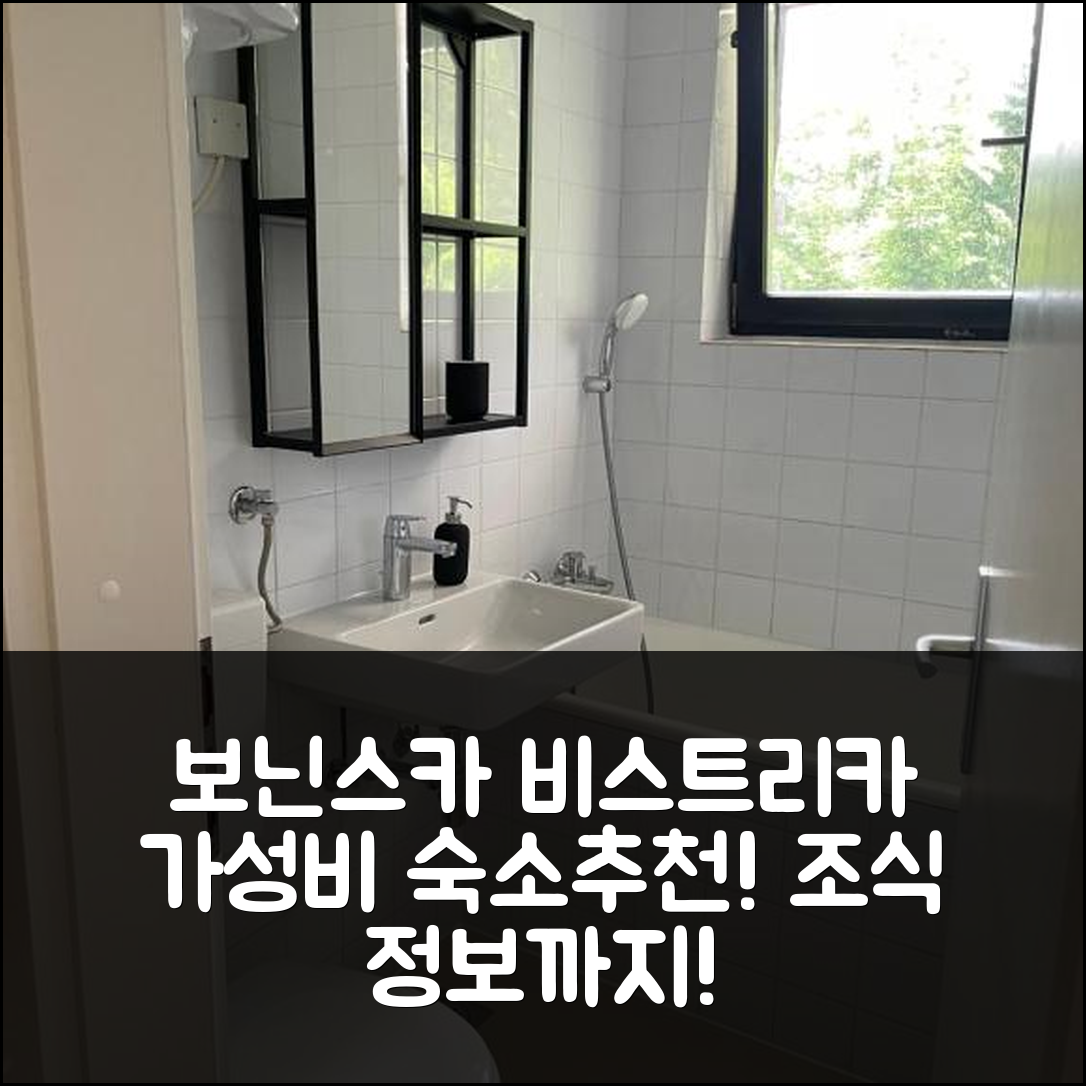 보닌스카 비스트리카 숙소 여행 호텔 추천 홈 니어 보힌 호수 | 가성비 좋은 위치와 조식 정보 5가지