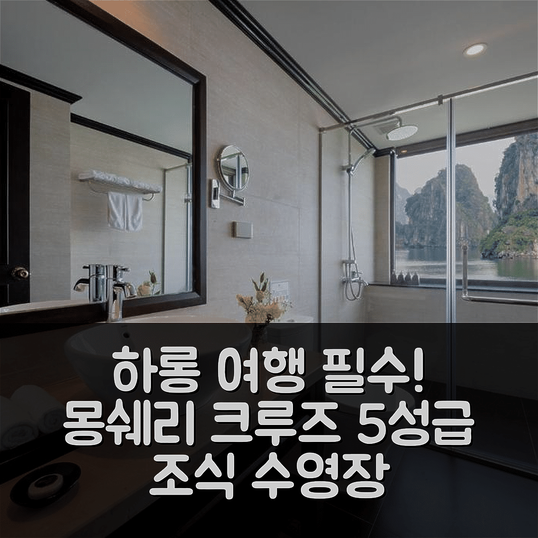 하롱 숙소 여행 호텔 추천 몽쉐리 크루즈 | 5성급 조식과 가성비 좋은 수영장 예약 팁 8가지