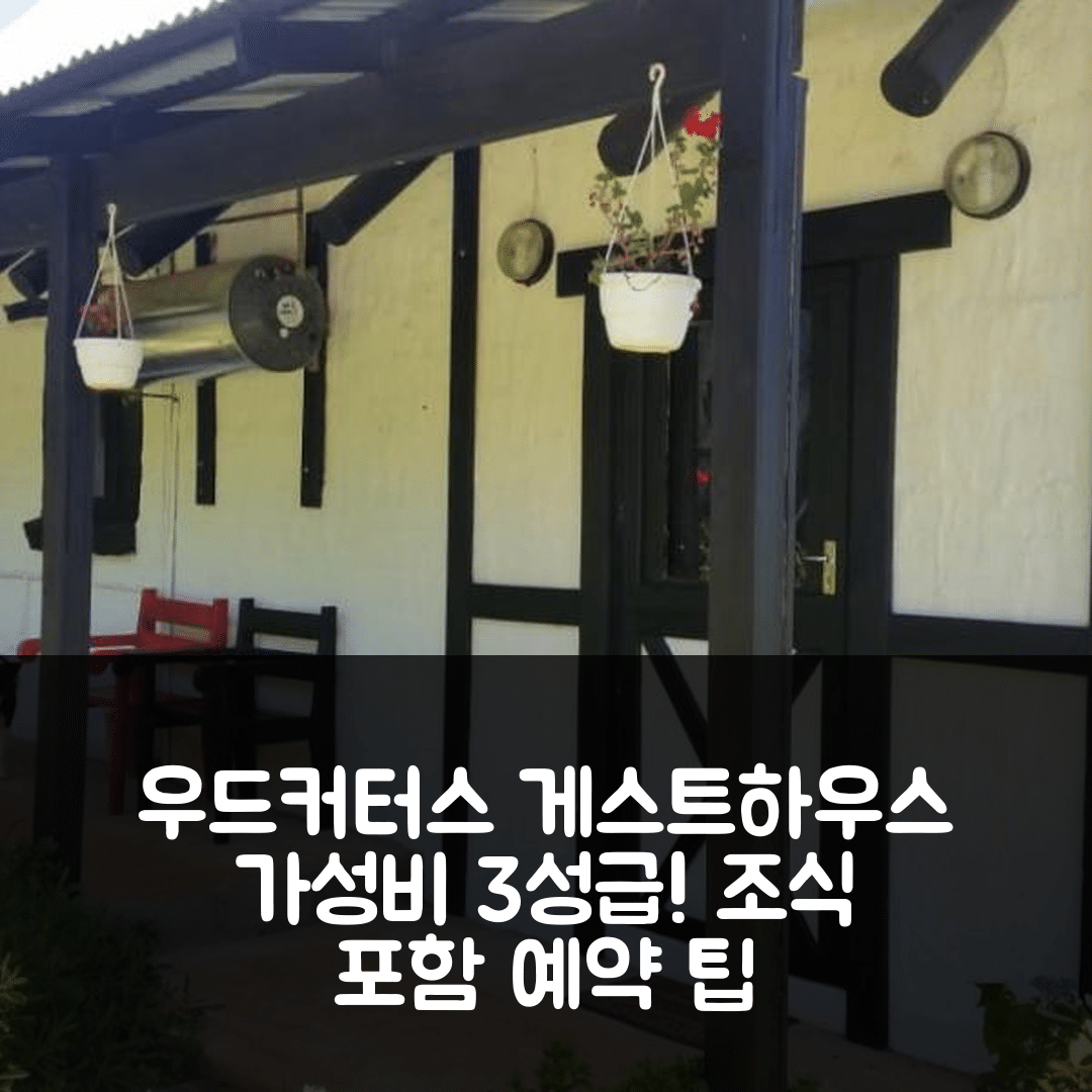 자닌 숙소 여행 호텔 추천 우드커터스 게스트하우스 | 가성비 좋은 3성급 조식 및 예약 정보 5가지
