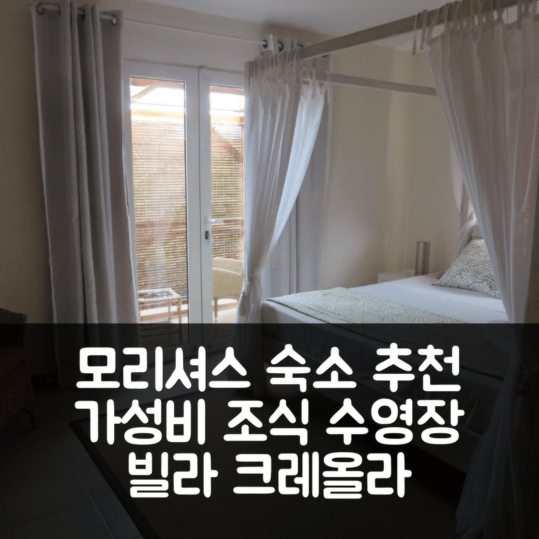 모리셔스 숙소 여행 호텔 추천 빌라 크레올라 | 가성비 뛰어난 조식과 수영장 정보 7가지